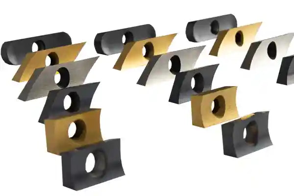Inserts for pipe beveling Inserts for pipe beveling